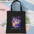 Kpop Demon Hunters Gift Tote Bag for Kpop Music Lover Korean Drama Canvas Tote Bag Gift for K-Pop Lover, 35X40CM